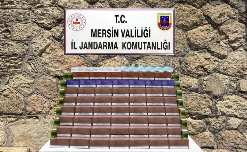 Mersin’de 3 bin 850 paket kaçak elektronik tütün ele geçirildi