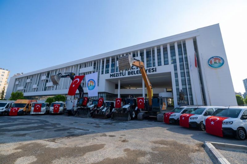 Mezitli Belediyesi araç filosunu güçlendirdi