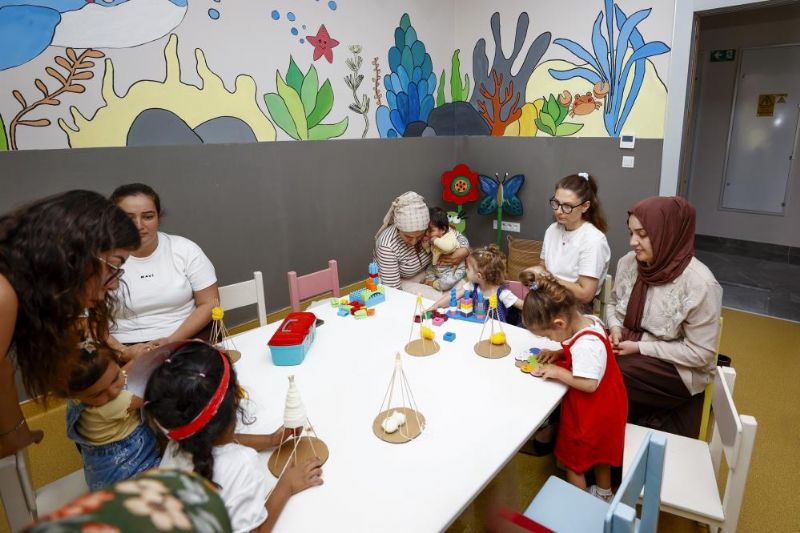 Mersin’de oyun atölyeleri çocukların gelişimine katkı sağlıyor