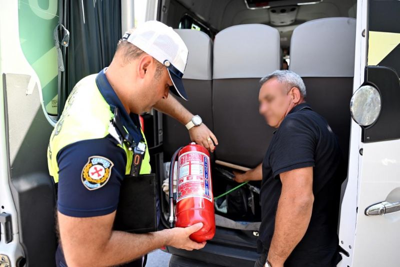 Mersin’de okul servislerine sıkı denetim