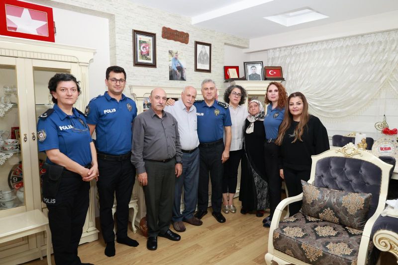 Emniyet Müdürü Aktaş’tan Şehit Veysi Kakı’nın Ailesine Ziyaret